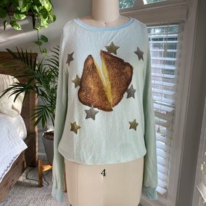 Wildfox grilled cheese sweater